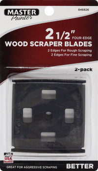 2-1/2-In. 4-Edge Scraper Blades, 2-Pk.