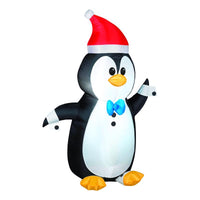 Gemmy LED White 3.5 ft. Penguin in Tuxedo Inflatable