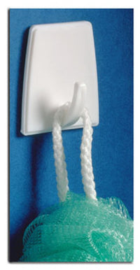 Peel-N-Stick Closet Hook, White, Large (Pack of 4)