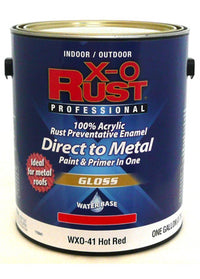 Rust Preventative Paint & Primer, Direct to Metal, Gloss Hot Red, Gallon (Pack of 2)