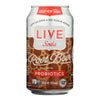 Live Soda - Soda Root Beer Probiotic - Case of 4-6/24 fl oz.