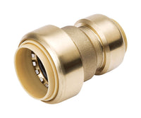 Mueller ProLine 1 in.   Push  T X 3/4 in.   D Push  Brass Coupling