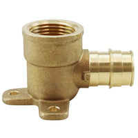 Apollo Expansion PEX / Pex A 3/4 in. Expansion PEX in to X 3/4 in. D FPT Brass Drop Ear Elbow