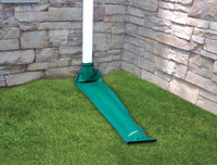 Frost King  Drain Away  2.8 in. H x 9 in. W x 4 in. L Green  Plastic  Downspout Extension