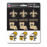 NFL - New Orleans Saints 12 Count Mini Decal Sticker Pack