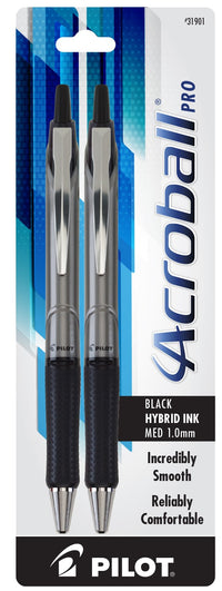 Pilot 31901 Medium Point Black Retractable Pro Pen (Pack of 6)