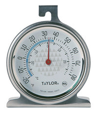 TruTemp Freezer/Refrigerator Thermometer, Stainless Steel