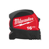 Milwaukee  16 ft. L x 1-1/8 in. W Compact Wide Blade  Tape Measure  Black/Red  1 pk