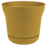 Bloem Llc Sp0523 5 Earthly Yellow Saturn Planter With Saucer