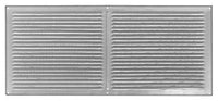 Aluminum Face On Vent, Galvanized, 16 In. x 8 In.