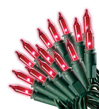 Celebrations  Red  50 count Light Set  10 ft.