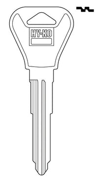 Hy-Ko Traditional Key Automotive Key Blank Double sided For Fits Most Ford Probe Locks (Pack of 10)