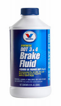 Dot 3 & 4 Brake Fluid, 12-oz.