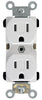 Leviton 15 amps 125 V Duplex White Outlet 5-15R 1 pk