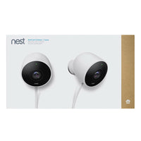 Google Nest Plug-in Outdoor White Wi-Fi Security Camera