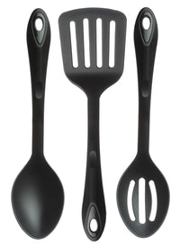 Coghlans 1305 Black Nylon Utensils 3 Piece Set