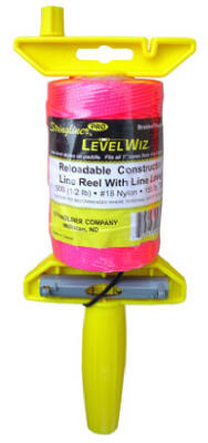 Stringliner LevelWiz Braided Mason Line and Reel 500 ft. Pink