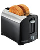 Proctor Silex Plastic Black 2 slot Toaster 7 in. H X 5.8 in. W X 11.3 in. D