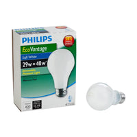 Philips EcoVantage 29 W A19 A-Line Halogen Bulb 400 lm Soft White 4 pk