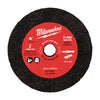 Milwaukee  3 in. Dia. x 3/8 in.  Metal  Cut-Off Wheel  3 pc.