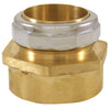 PlumbCraft 1-1/2 in. FIP in. X 1-1/4 in. D Brass Waste Connector