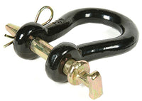 Straight Clevis, Black, 1 x 5-5/16-In.