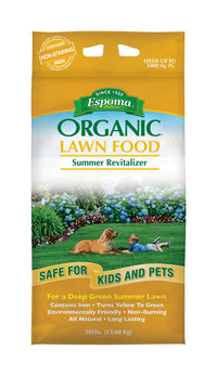 Espoma EOSR30 30 Lb Organic Summer Revitalizer Lawn Food