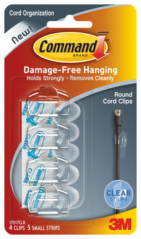 3M Command Small Plastic Clip 2-3/4 in. L (Pack of 4)