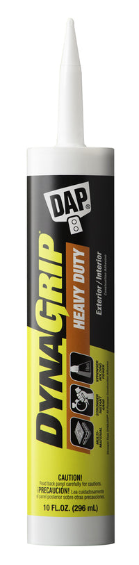 DAP DynaGrip Heavy Duty Exterior & Interior Construction Adhesive 10 oz.