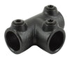 Steel Tek 680-404hc 3/4 Black 3-Socket Tee