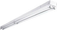 Tandem Fluorescent Strip Light, T8, Commercial, 4-Lamp, 8-Ft.