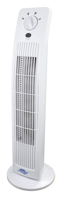 Cool Works F-7332 29 White Oscillation 3-Speed Tower Fan