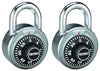 Master Lock 6 in. H X 1-7/8 in. W Stainless Steel 3-Dial Combination Padlock Keyed Alike