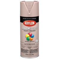 COLORmaxx Spray Paint, Wild Rose, Matte, 12-oz.