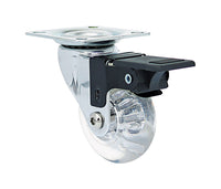 Shepherd Hardware 2 in. D Swivel Polyurethane Caster 110 lb 2 pk