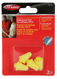 3M  28 dB Polyurethane Foam  Ear Plugs  Orange  2 pair