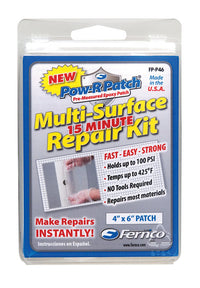 Fernco 4 in. Pak each Fiberglass Multi-Surface Repair Kit