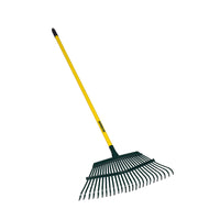 Seymour S300 DuraLite 58 in. 25 Tine Steel Leaf Rake Steel Handle