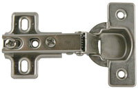 Ultra Hardware 34895 Nick Plat Designer'S Edge 105 Full Overlay Concealed Hinge