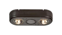 All-Pro  Revolve  Switch  180 deg. LED  Bronze  Outdoor Floodlight  Hardwired