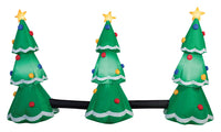 Gemmy  Airblown  3-Tree Light Show  Christmas Inflatable  Multicolored  1 pk Fabric