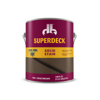 Superdeck Cool Feel Solid Lodge Brown Acrylic Deck Stain 1 gal. (Pack of 4)