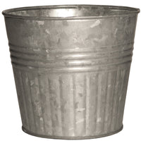 Planter, Galvanized Metal, 4-In. (Pack of 6)