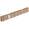 Suntuf Plastic Beige Horizontal Corrugated Closure Strips 3/4 Thick x 24 L x 1-1/4 W in.