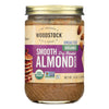 Woodstock Unsalted Organic Smooth Dry Roasted Almond Butter - 1 Each 1 - 16 OZ