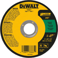 DeWalt DW8071 4" Cutting Wheel                                                                                                                        