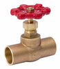 Homewerks 3/4 in. Sweat pc X 3/4 in. Sweat pc Brass Stop Valve