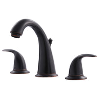 Ultra Faucets Vantage Oil Rubbed Bronze Widespread Bathroom Sink Faucet 6-10 in.