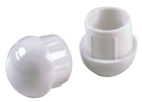 Shepherd 3015 1" White Round Dome Plastic Insert 4 Count