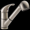 Peerless One Handle  Stainless Steel Pull Out Kitchen Faucet